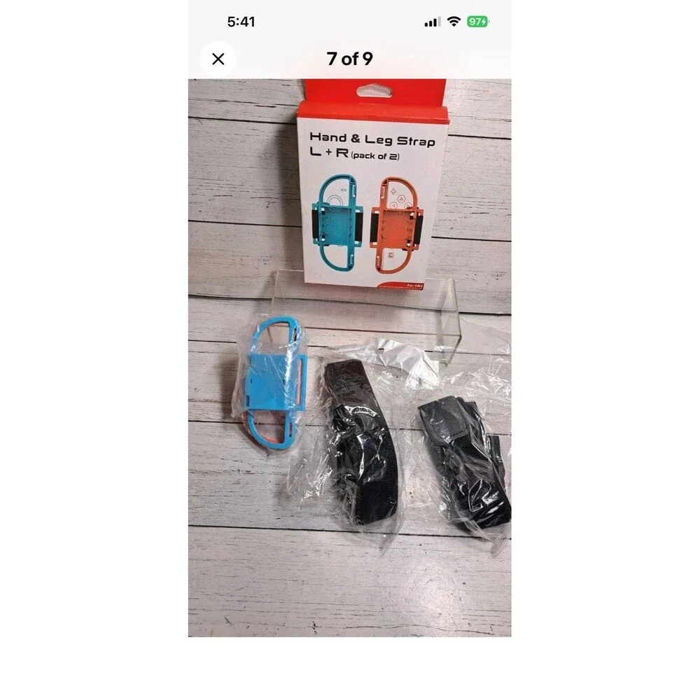 Leg Straps Wrist Bands for Switch 2 JoyCon Controller 4 in 1 Switch 2 Sports...